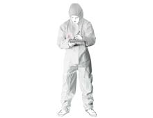 Type 4B/5B/6B Hop'Safe Extra coverall in PP SMS 65 g/m² + PE membrane with hood
